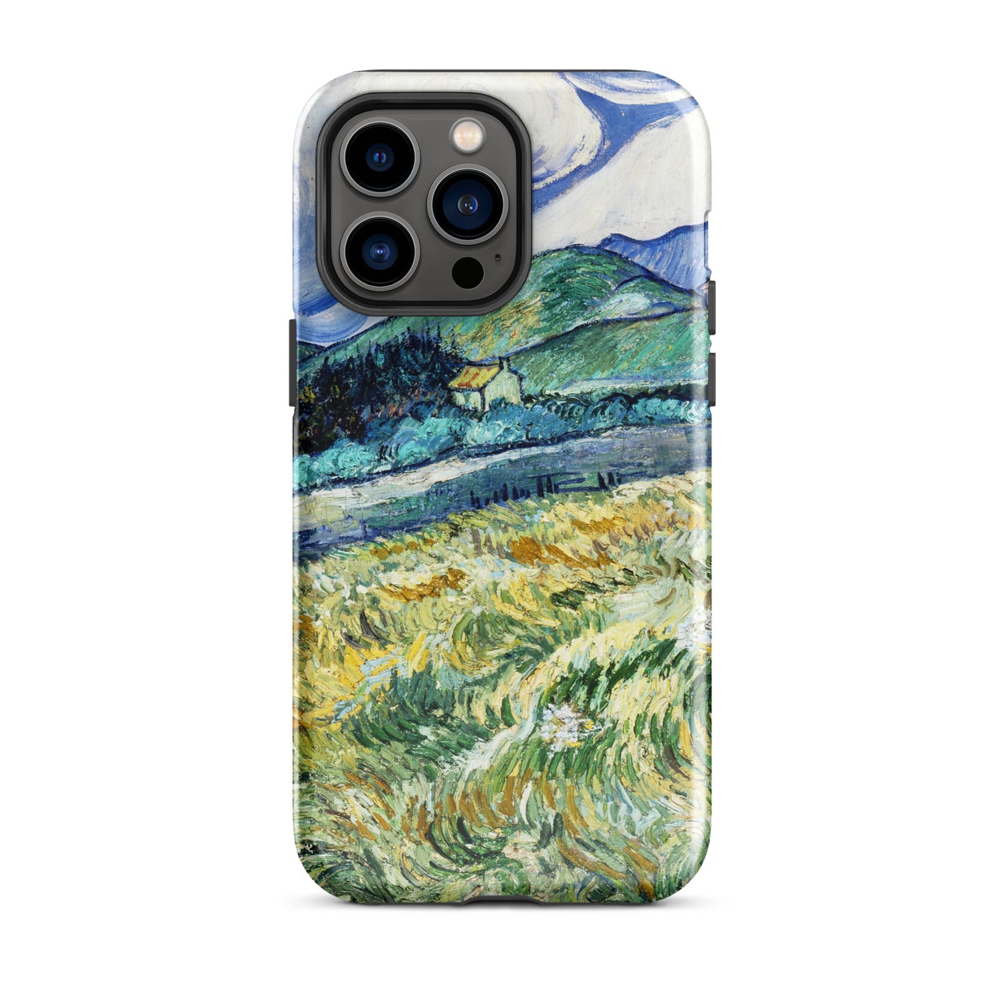 Mountainous Landscape Behind Saint-Rémy by Vincent Van Gogh Tough Case for iPhone®