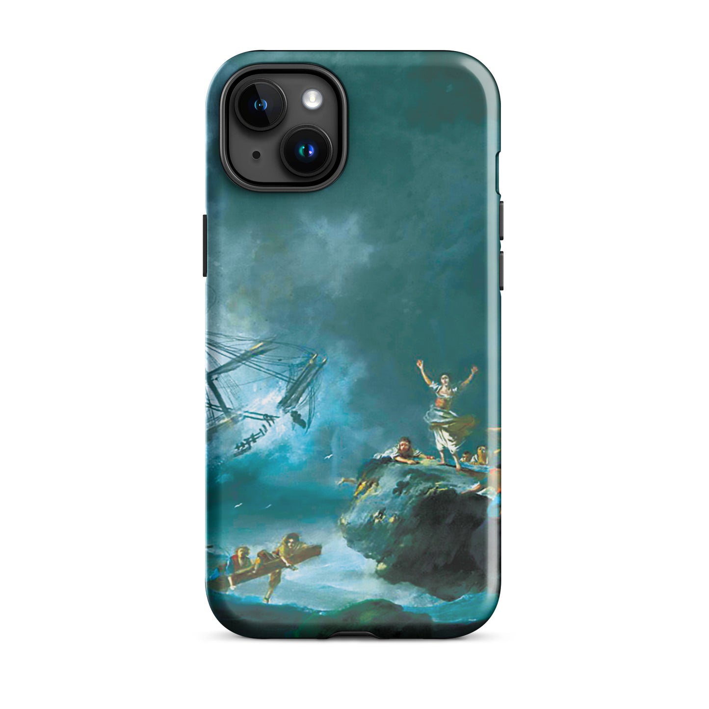 A Shipwreck in a Storm by Jean Pillement Tough Case for iPhone®