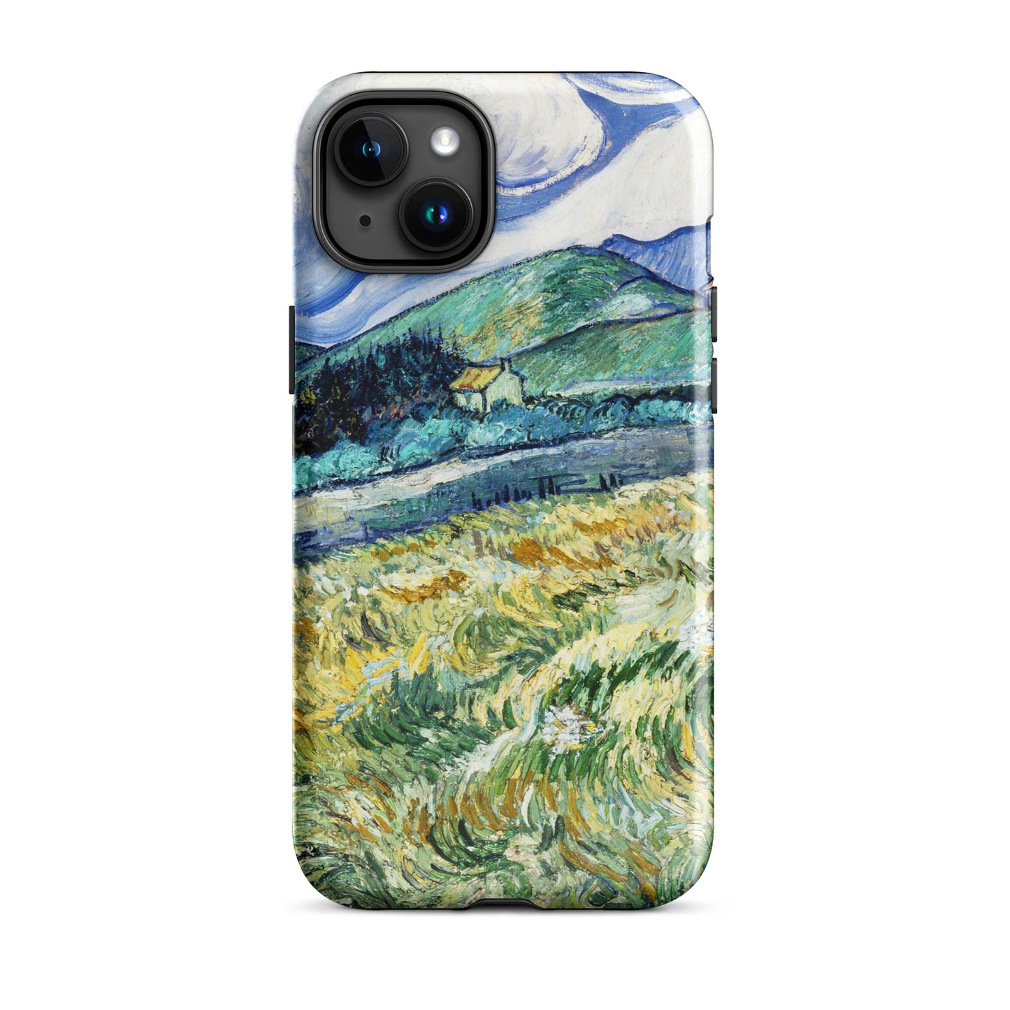 Mountainous Landscape Behind Saint-Rémy by Vincent Van Gogh Tough Case for iPhone®