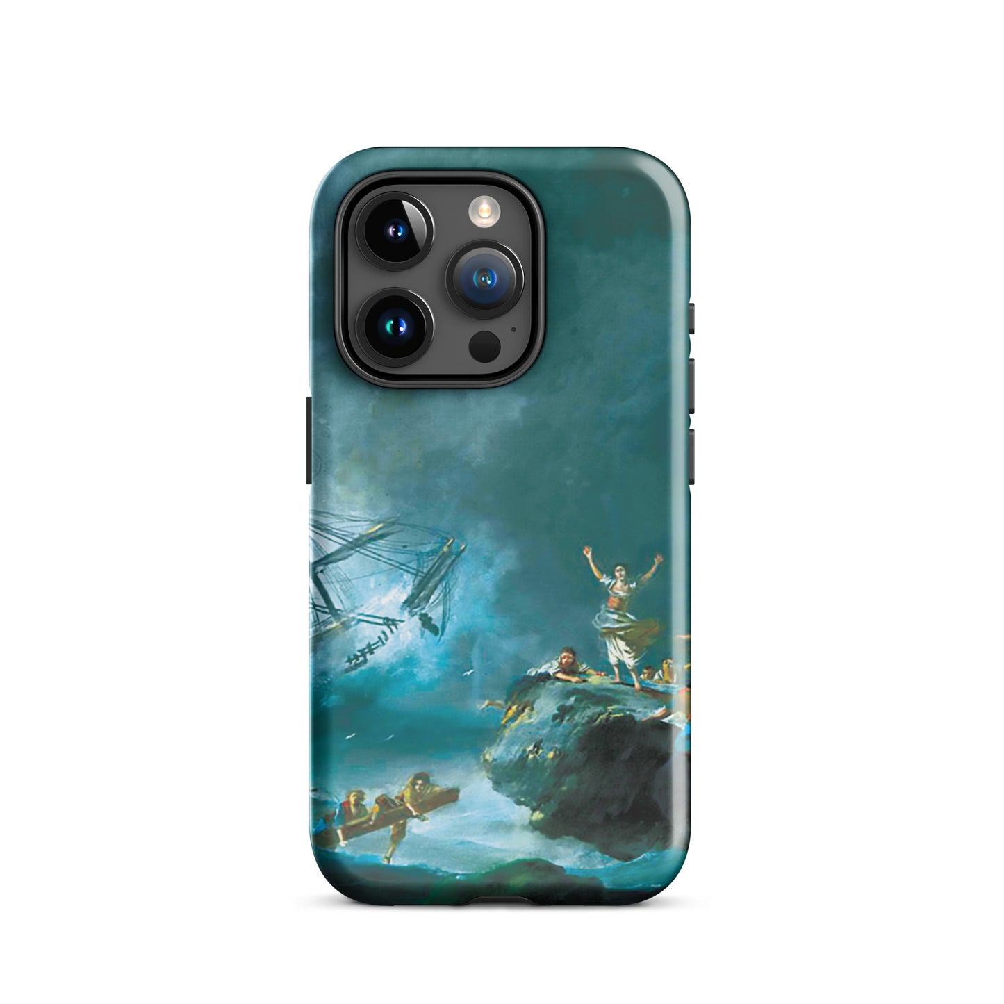 A Shipwreck in a Storm by Jean Pillement Tough Case for iPhone®