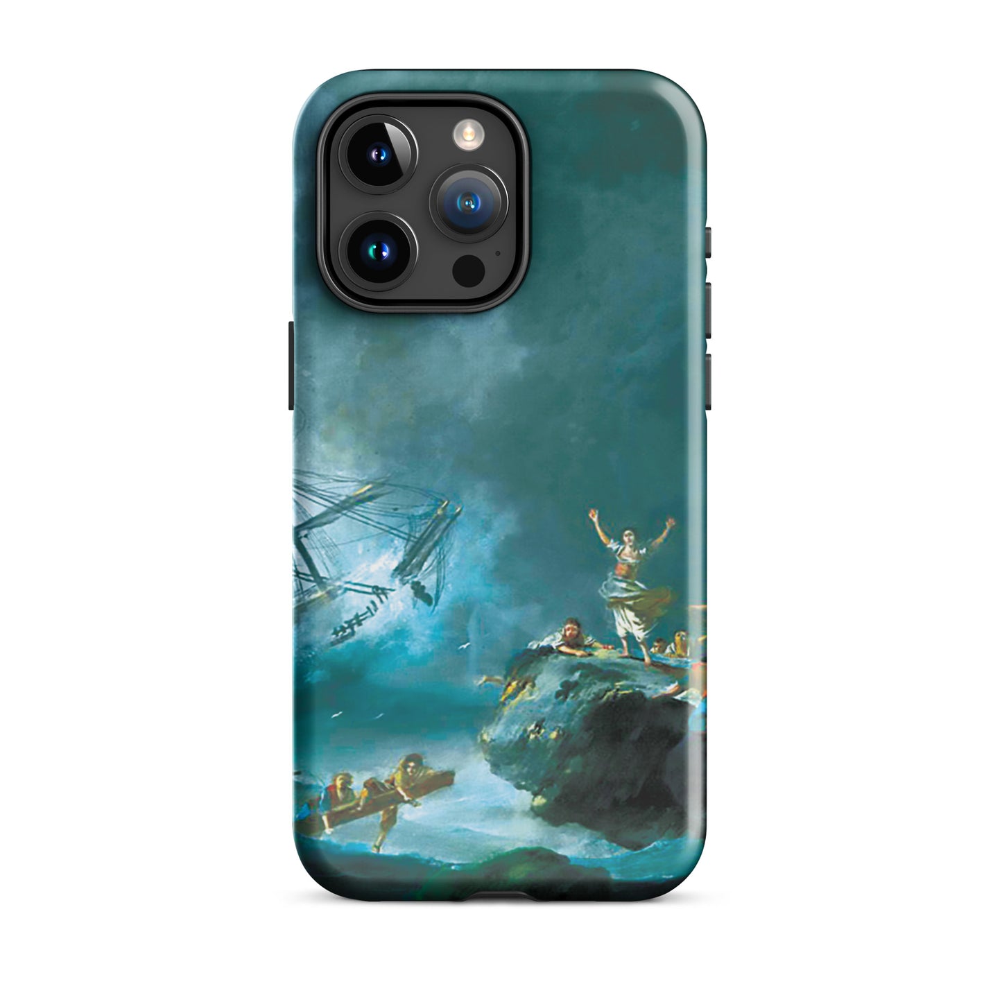 A Shipwreck in a Storm by Jean Pillement Tough Case for iPhone®