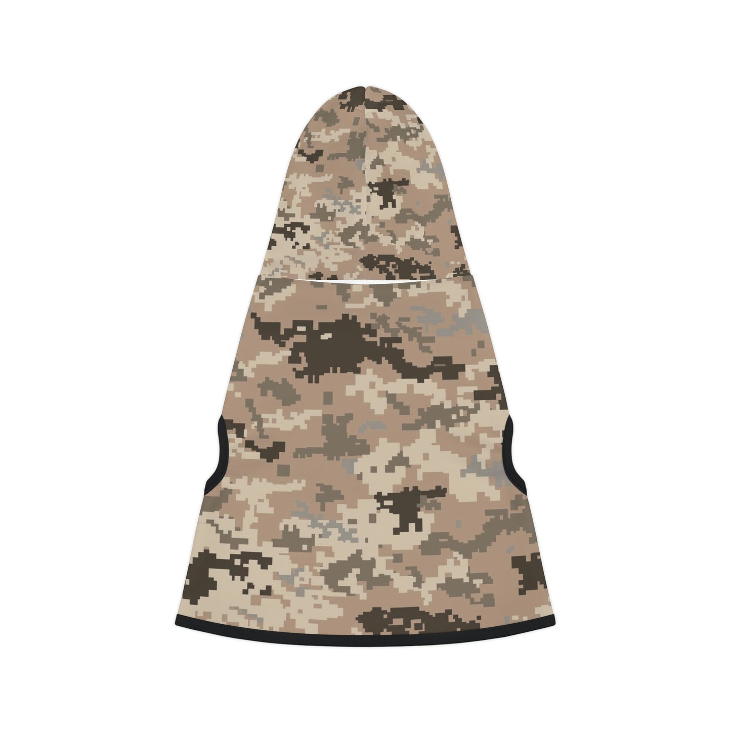 Dog Hoodie Sweater, Camouflage Tan - Comfortable Dog Clothes