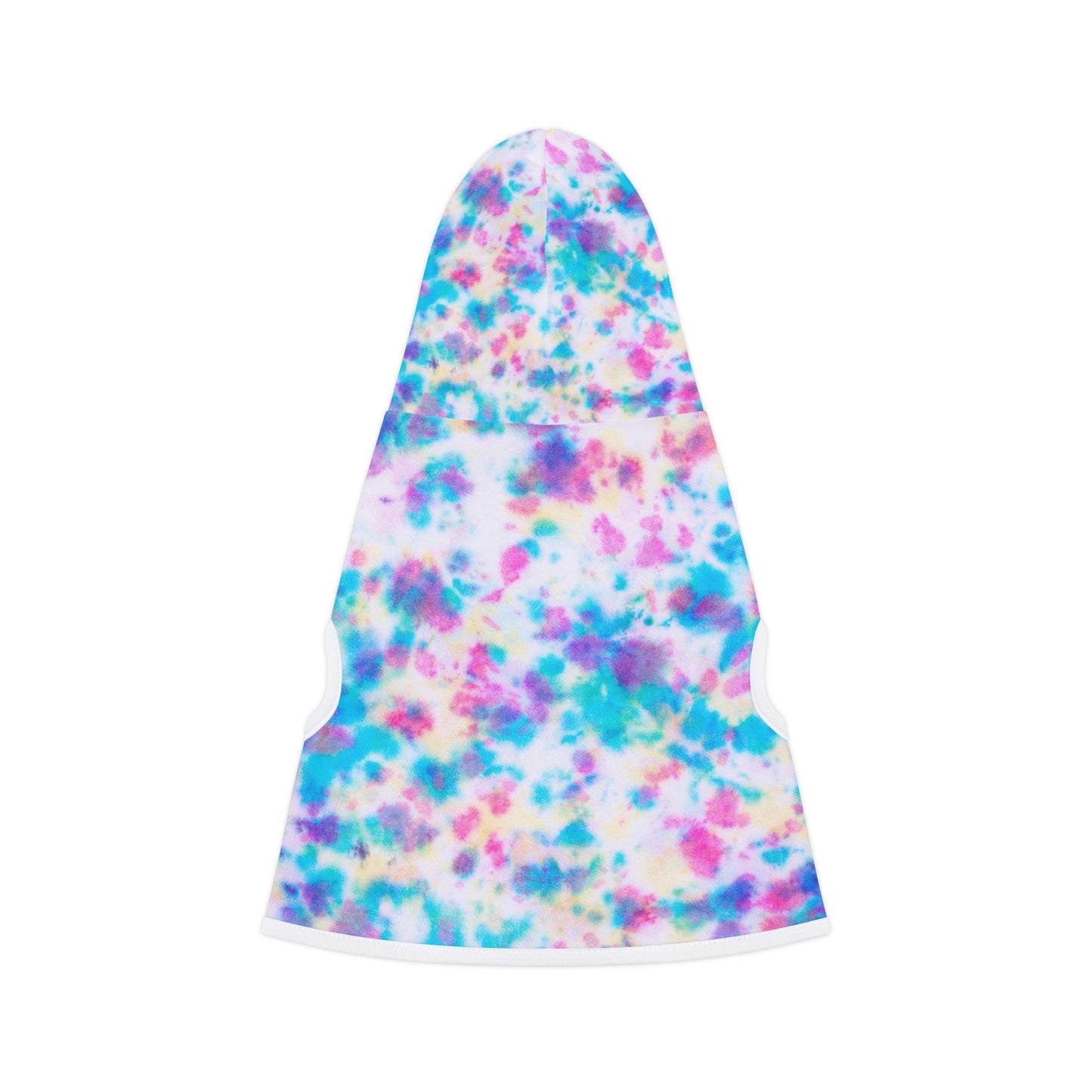 Dog Hoodie Sweater, Tie Dye Blue/Red - Comfortable Dog Clothes