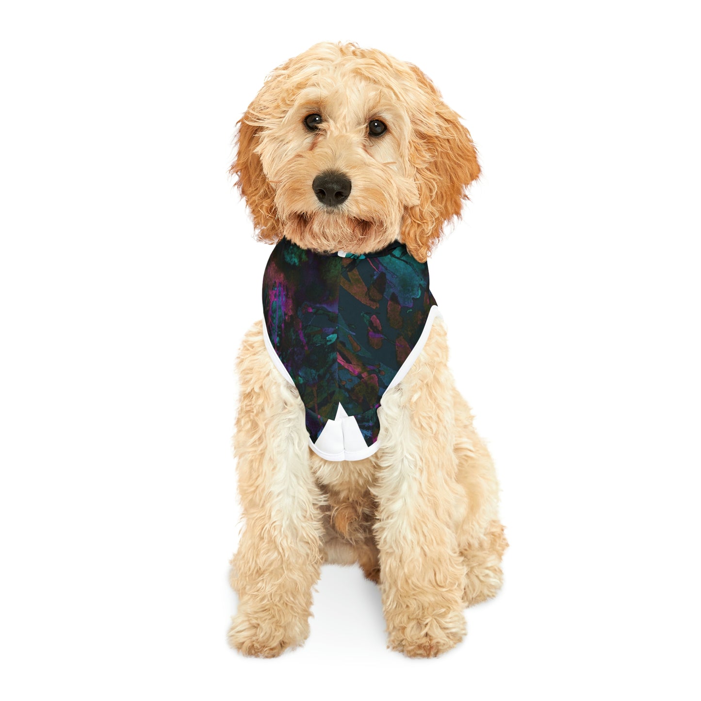 Dog Hoodie Sweater, Tie Dye Green - Comfortable Dog Clothes