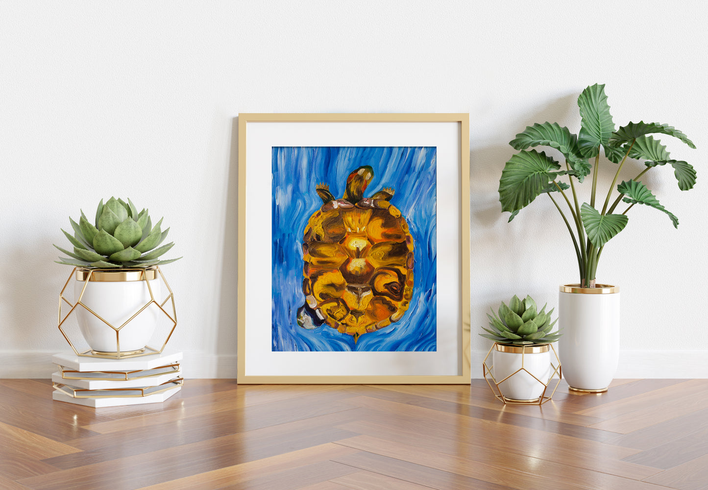 Tortuga (Red-eared Slider Turtle) Art Print