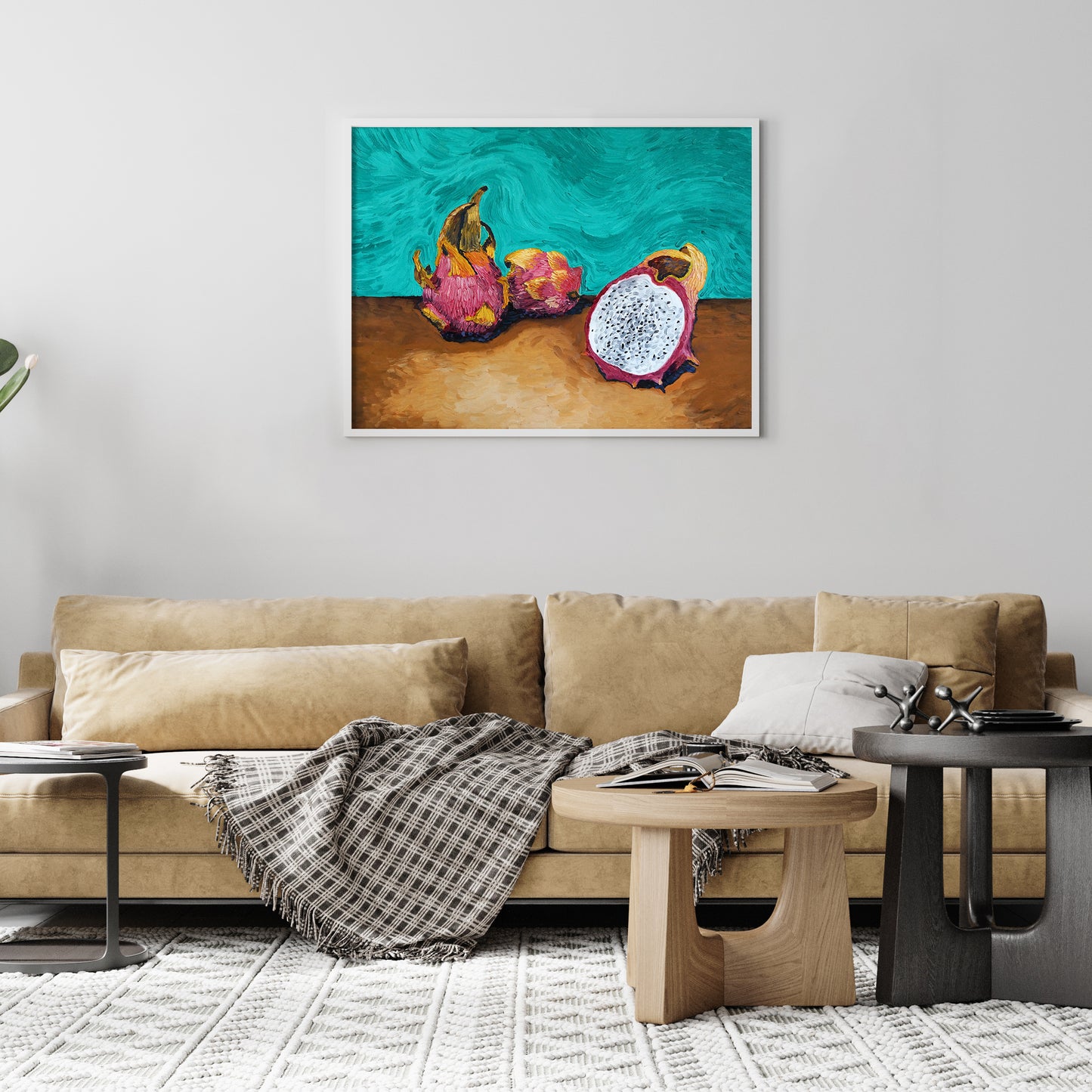 Dragonfruit Painting Poster Print
