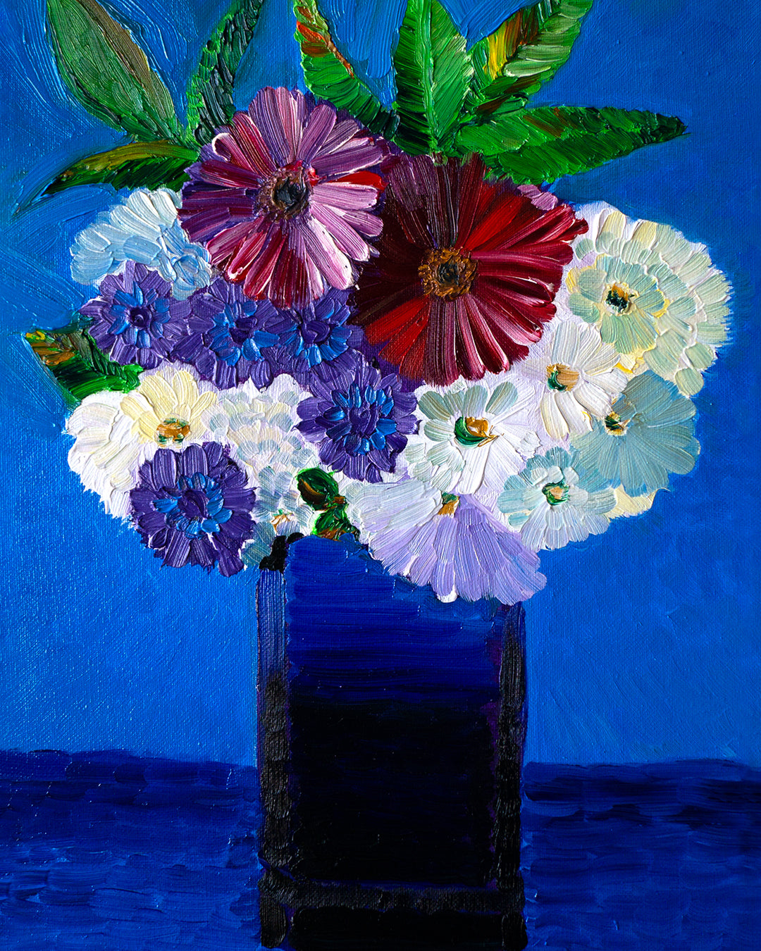 MCG Bouquet With Red Flowers Framed Art Print