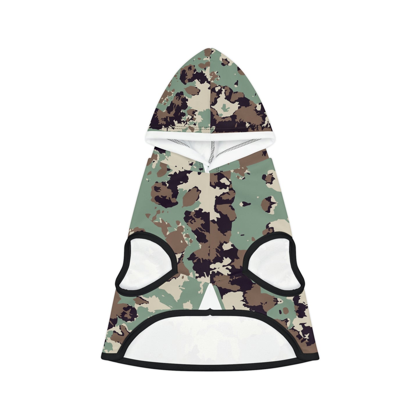 Dog Hoodie Sweater, Camouflage Green - Comfortable Dog Clothes