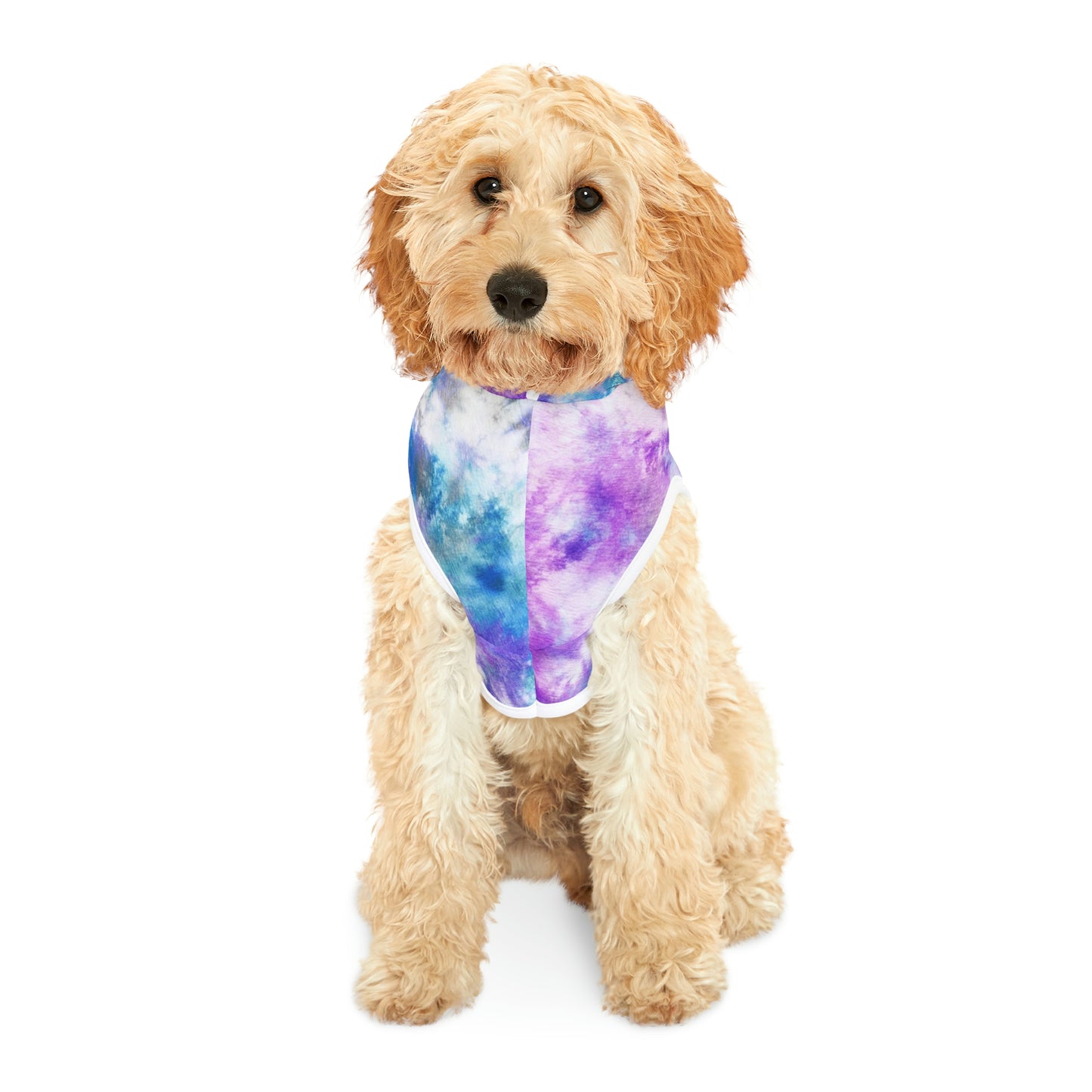 Dog Hoodie Sweater, Tie Dye Purple - Comfortable Dog Clothes