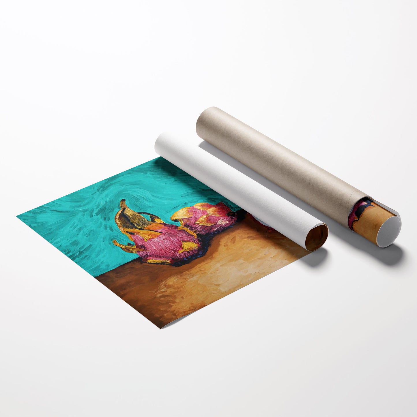 Dragonfruit Painting Poster Print