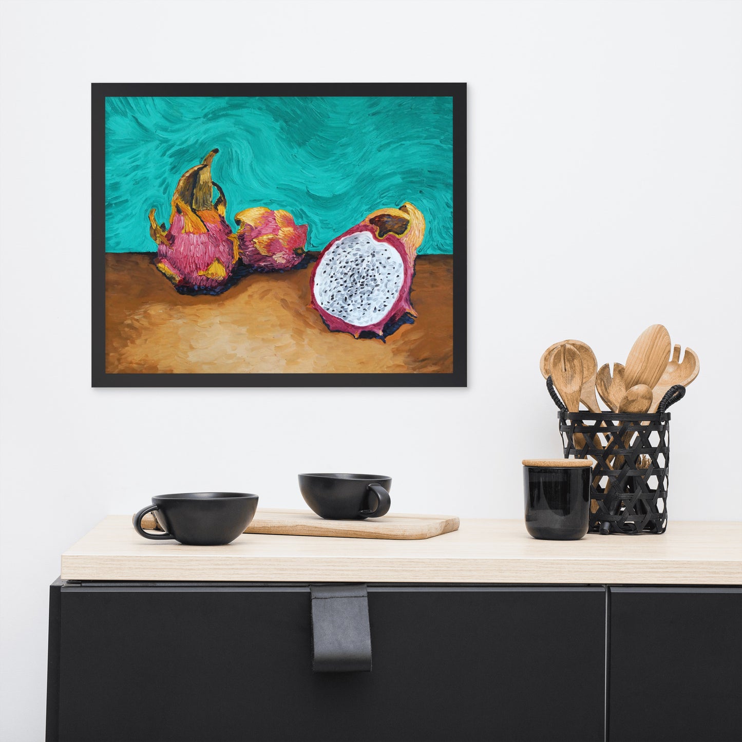 Dragonfruit Painting Poster Print