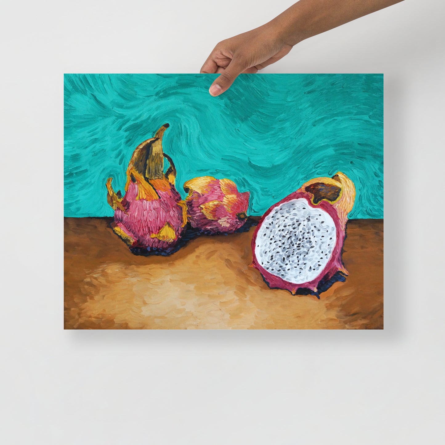 Dragonfruit Painting Poster Print