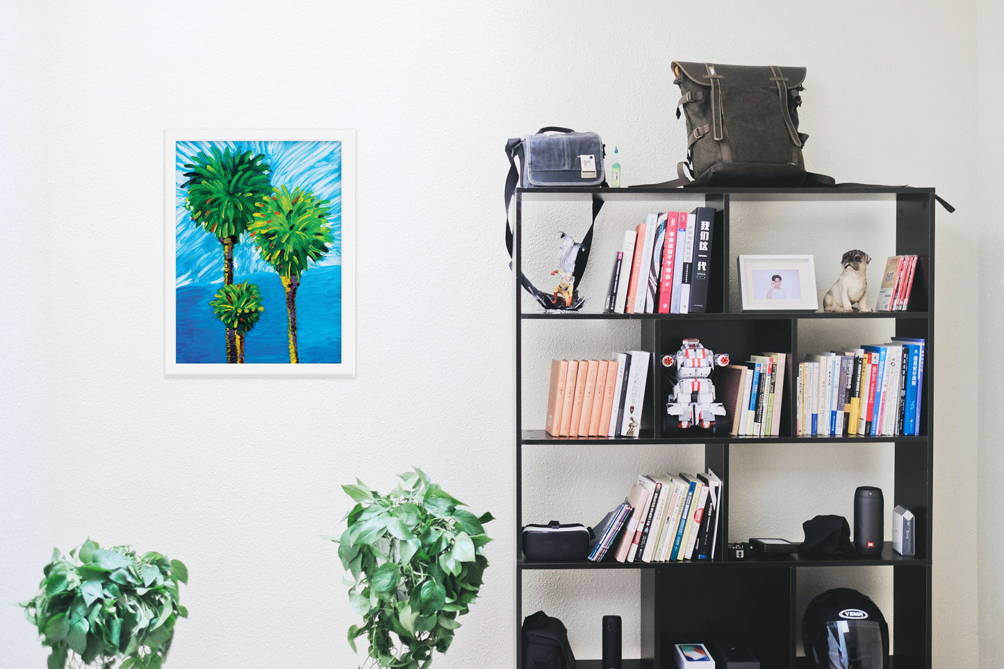 L.A. Palm Trees Framed Art Print