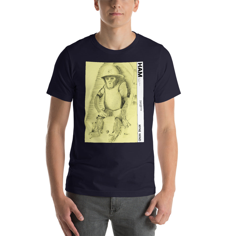 Ham the First Chimp in Space Short-Sleeve Unisex T-Shirt
