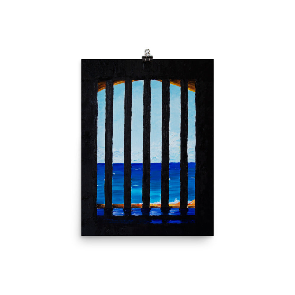Ventana en el Castillo de San Cristóbal Print