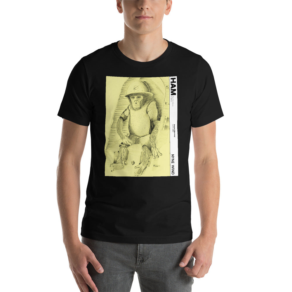 Ham the First Chimp in Space Short-Sleeve Unisex T-Shirt