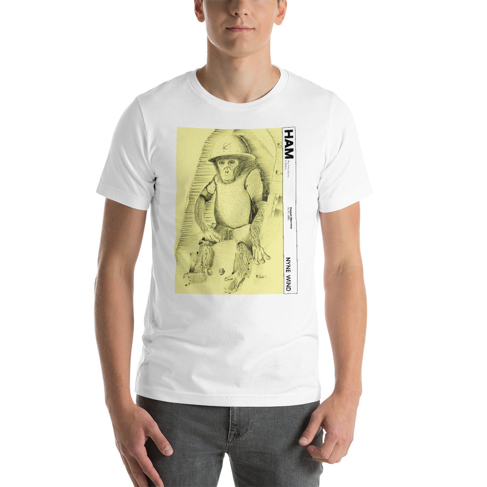 Ham the First Chimp in Space Short-Sleeve Unisex T-Shirt
