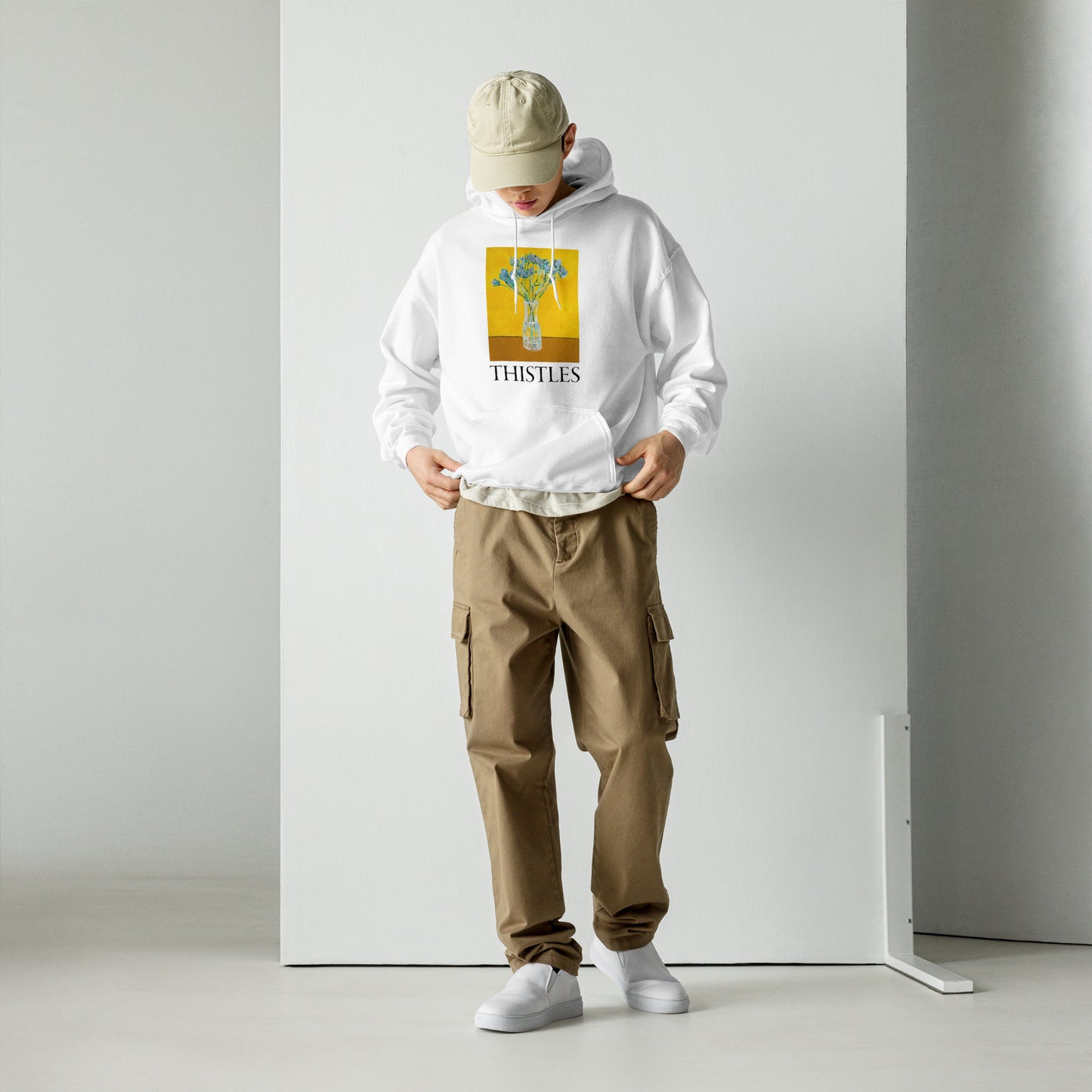 Bouquet of Flower Thistles - Art Unisex Hoodie