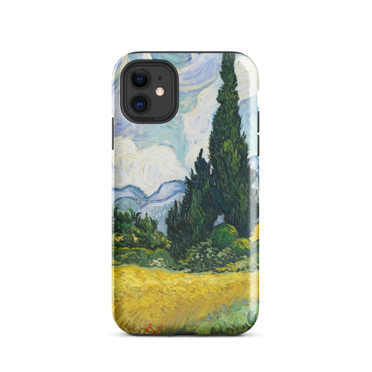 Van Gogh Wheat Field with Cypresses Tough Case for iPhone®
