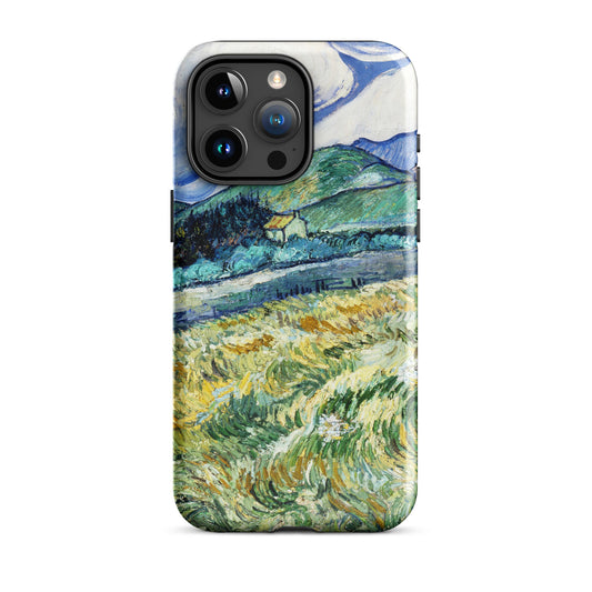 Mountainous Landscape Behind Saint-Rémy by Vincent Van Gogh Tough Case for iPhone®