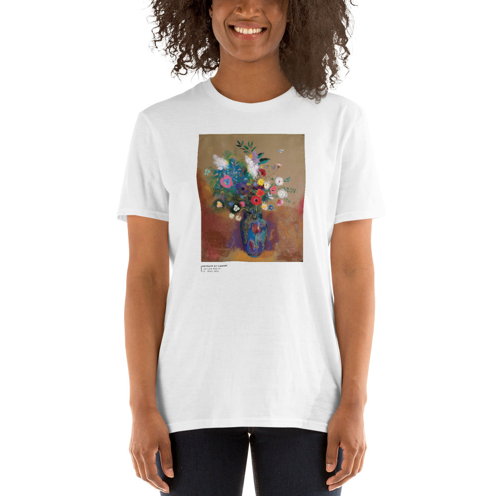 Bouquet of Flowers Odilon Redon T-Shirt