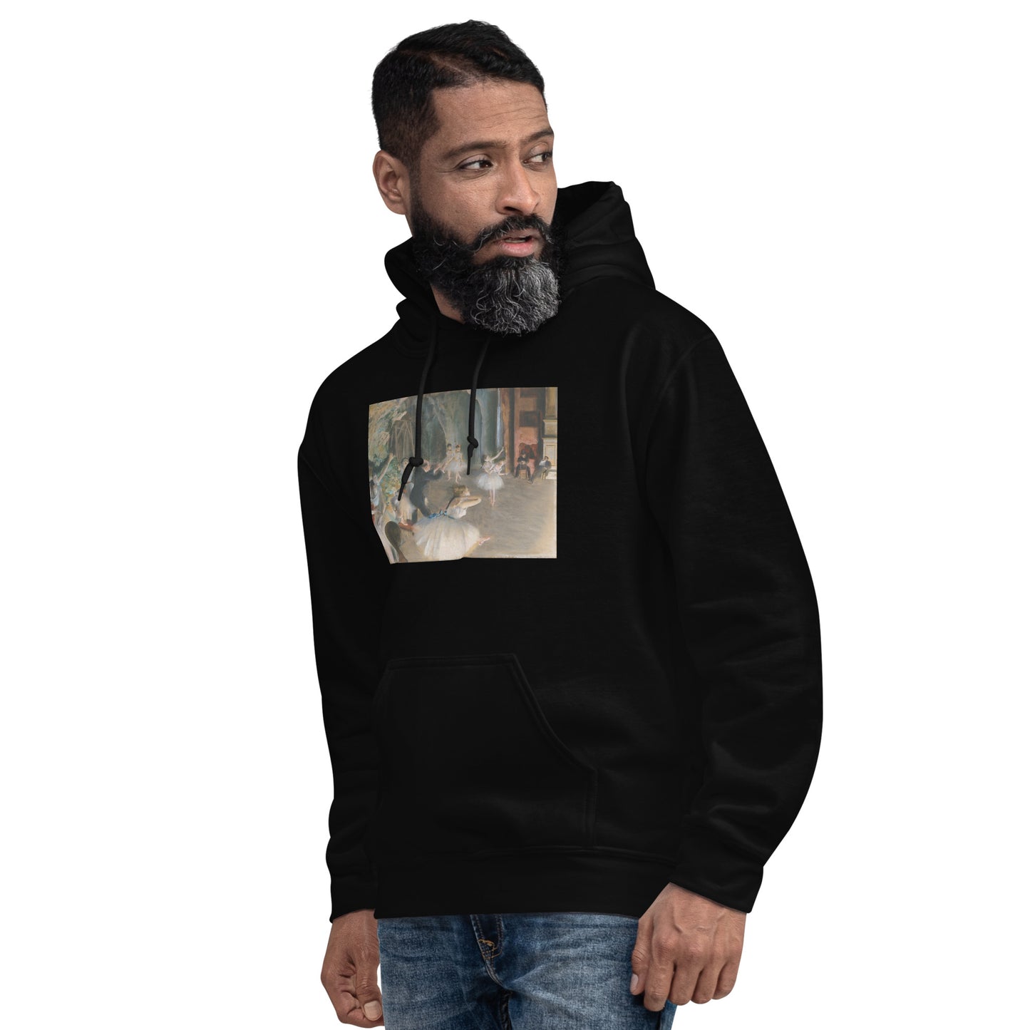 The Rehearsal Onstage by Edgar Degas Hoodie