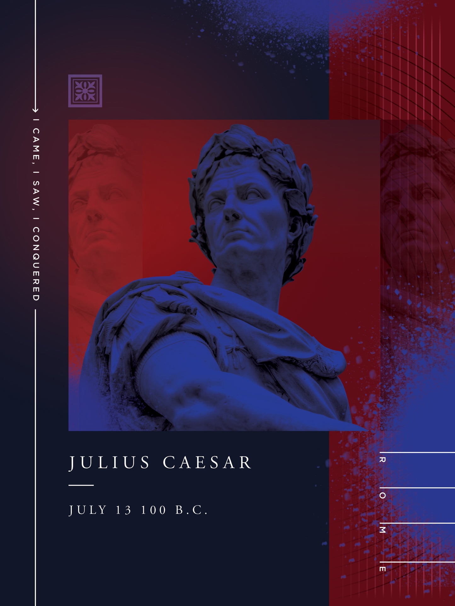 First Triumvirate Julius Caesar Short-Sleeve T-Shirt