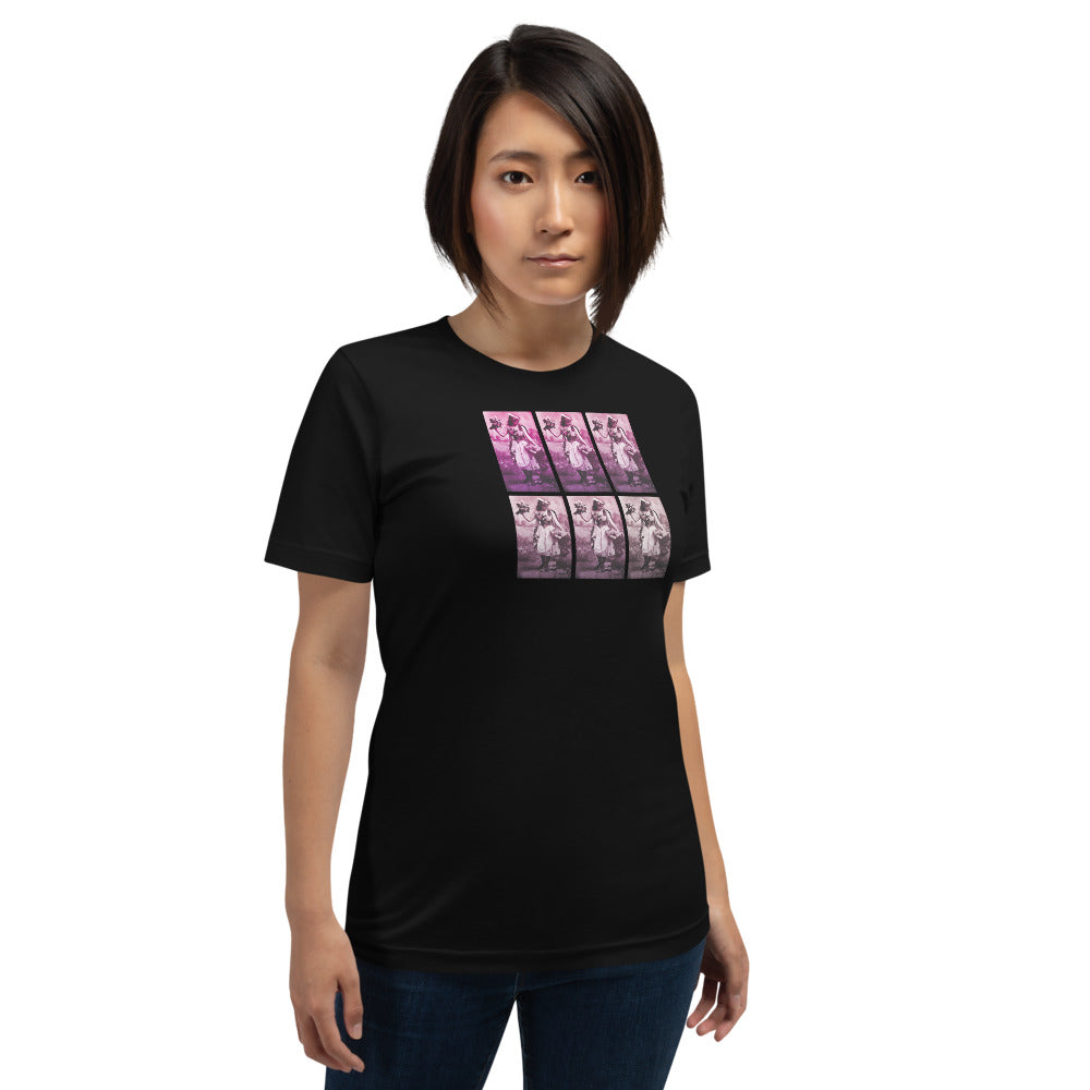 Actress Holding a Bouquet of Flowers T-Shirt