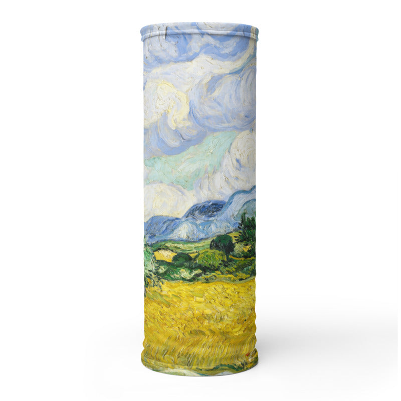 Wheat Field with Cypresses Van Gogh Neck Gaiter