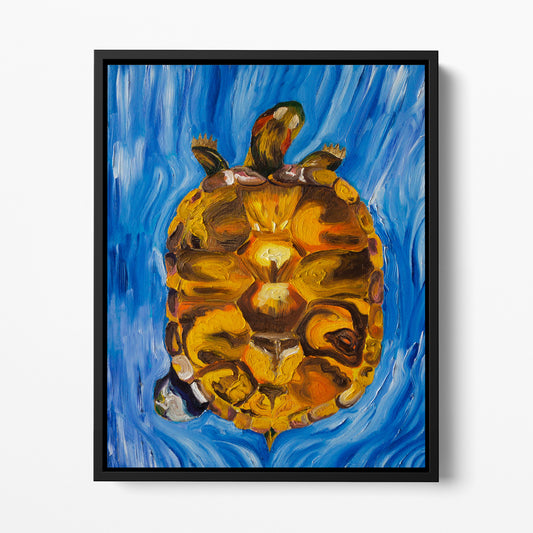 Tortuga (Red-eared Slider Turtle) Art Print