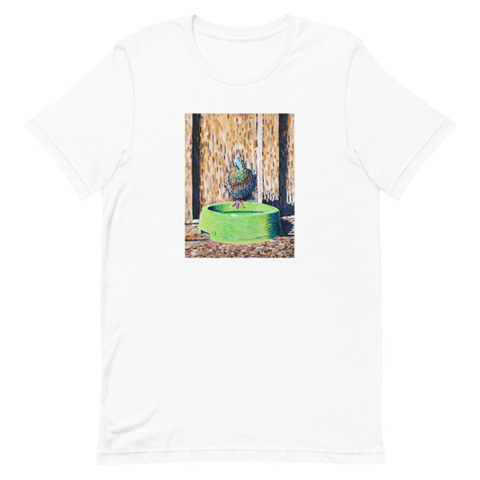 Pigeon on Water Bowl T-shirt